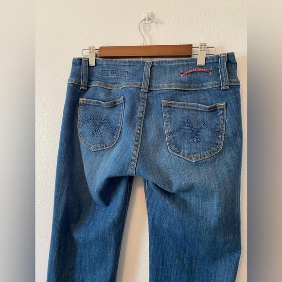 Vigoss Jeans Women's Western Cowgirl Medium Wash Stretch Bootcut Denim Size 9/10 - Picture 5 of 9